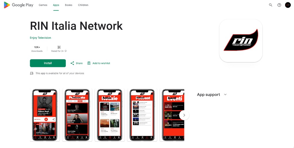 RIN Italia Network
